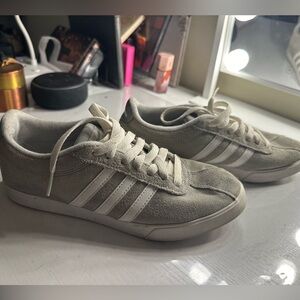 Adidas grey sneakers size 7.